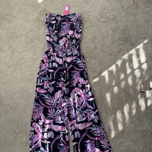 Strapless Lilly Pulitzer jumpsuit